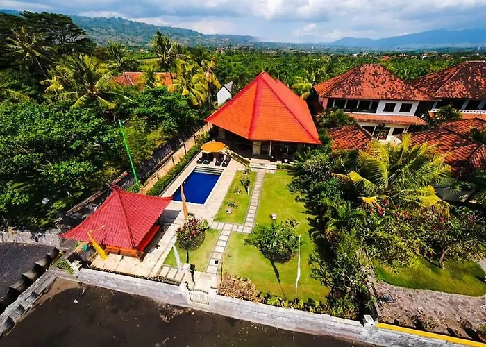 Villa Dini Ocean Beachfront Private Pool Cook And Maid 別荘 Banjar